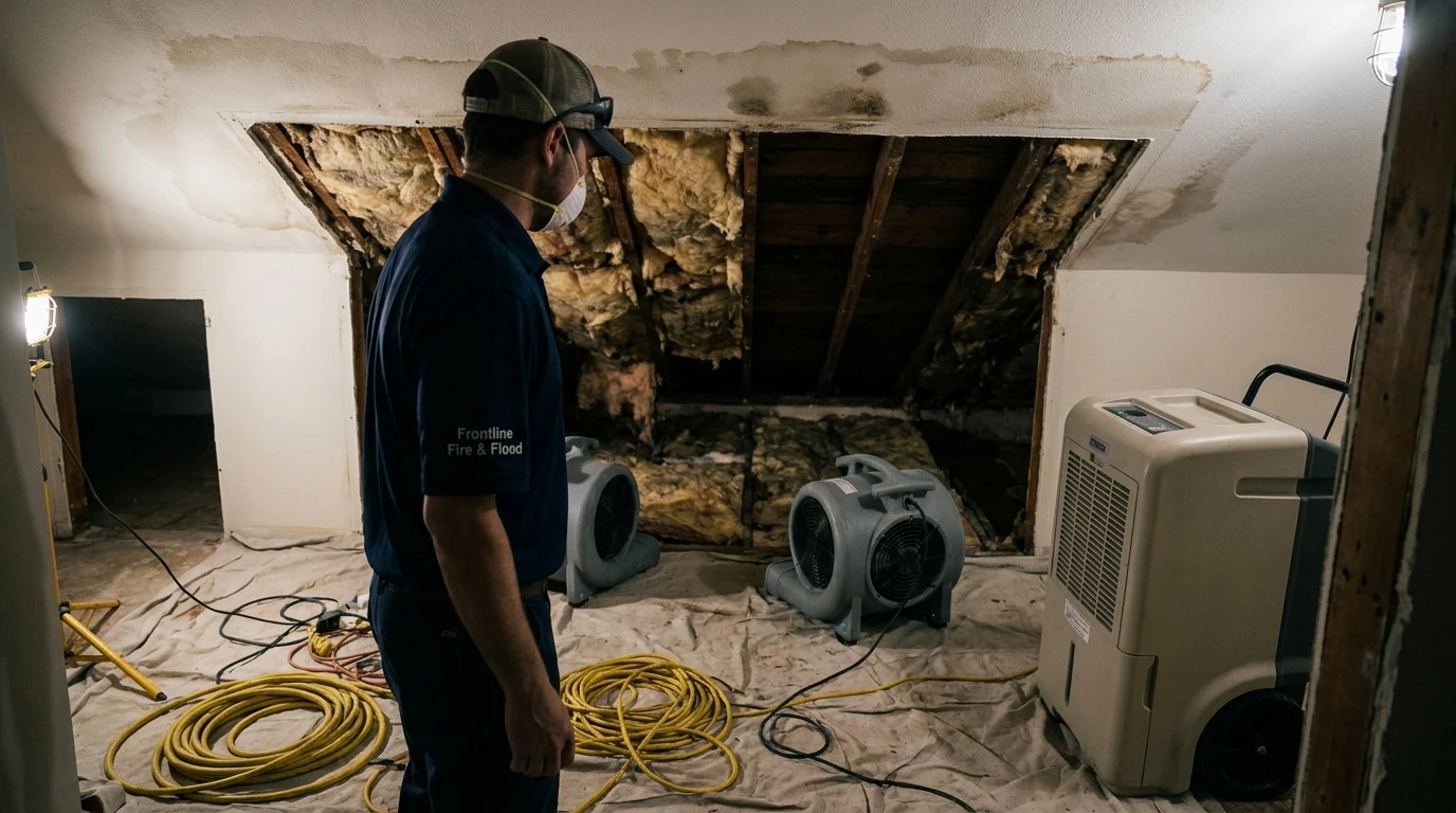 Is a Water-Stained Ceiling an Emergency, and Can It Collapse: water damage in ceiling